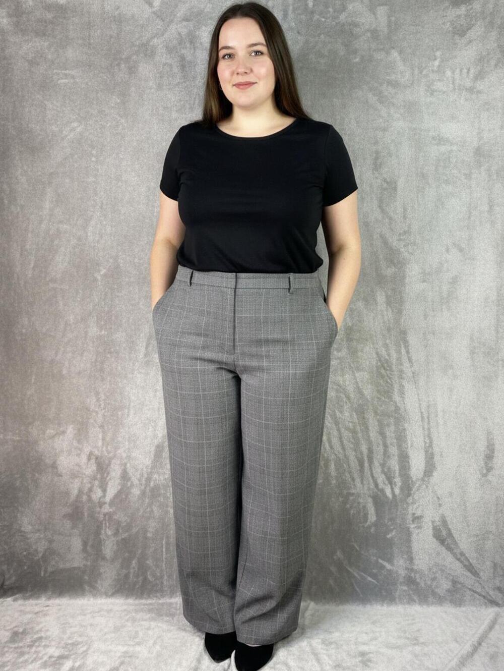 Briggs New York Women's Gray Plaid Dress Pants Size 12